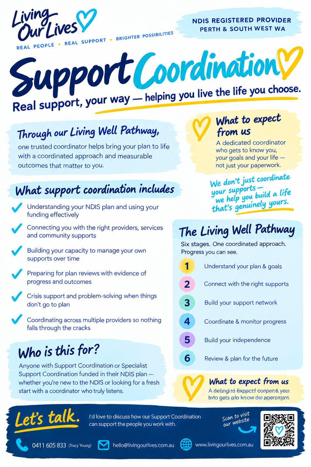 Support Coordination flyer preview
